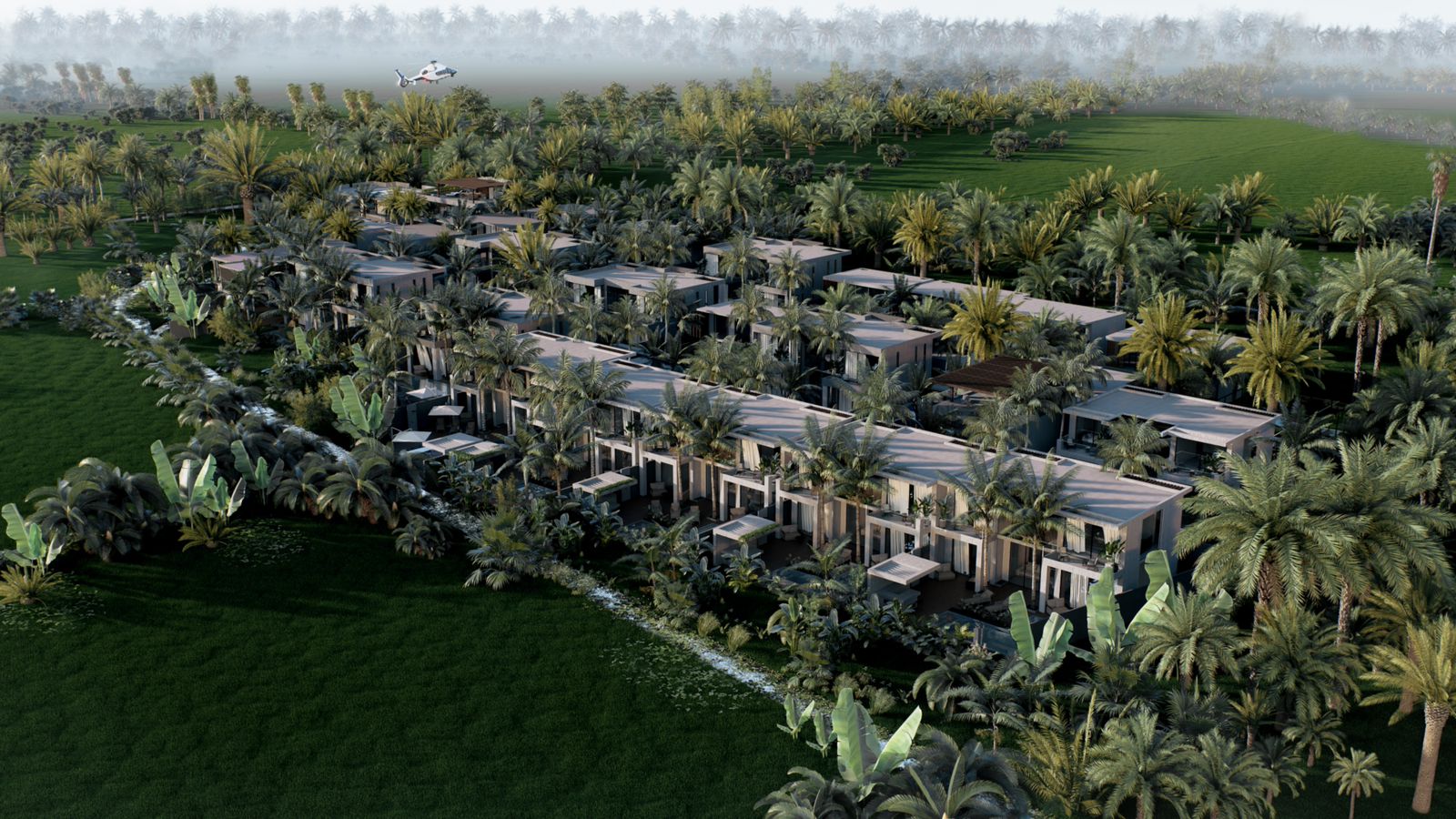 bali villa complex construction